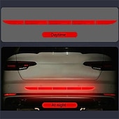 cheap Car Body Decoration &amp; Protection-5pcs/set Car Reflective Stickers Waterproof Car Warning Sticker Reflective Tape Car Decals Stickers Car Trunk Body Auto Accessories