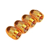 abordables Herramientas de reparación de coches-Starfire, 4 Uds., tapas universales de válvulas de neumáticos de aluminio, tapa antipolvo, tapas de vástago, tapas de vástago para coche, camión, bicicleta, accesorios de decoración