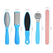 economico Lime per pedicure-set manicure 20 in 1 kit pedicure professionale in acciaio inossidabile kit per la cura delle forbicine per unghie con custodia da viaggio in pelle nera