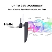 זול אוזניות אלחוטיות אמיתיות TWS-Peiko Language Translator אוזניות חכמות תומכות ב-32 שפות &amp;אמפר; מתרגם קולי מקוון 44 מבטא בזמן אמת תומך ב-11 שפות תרגום קול לא מקוון, עם חיבור bt אוזניות בודדות