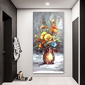 preiswerte Blumen-/Botanische Gemälde-Ölgemälde handgemachte handgemalte Wandkunst abstrakte Stillleben schöne Blume Bonsai Wohnkultur Dekor gerollte Leinwand kein Rahmen ungedehnt