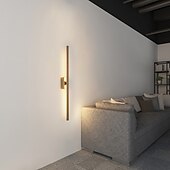 cheap Indoor Wall Lights-Vanity Lighting Simple 23.4&quot; IP20 Mirror Front Lights Iron Acrylic Black Household Fashion Retractable Bathroom Anti-Fog Dressing Table Led Mirror Cabinet Lamp Bath Lights