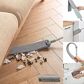 economico spazzolone-Detergente per polvere 1pc, spolverino in microfibra, artefatto per la pulizia della polvere a fessura retrattile, pennello in microfibra a manico lungo