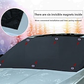 Недорогие Чехлы для автомобиля-Starfire 210*120 см магнитный солнцезащитный козырек для автомобиля, автомобильный солнцезащитный козырек на лобовое стекло автомобиля, солнцезащитный козырек, автомобильные аксессуары