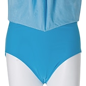 preiswerte Eiskunstlaufkleider-Eiskunstlaufkleid Damen Mädchen Eislaufen Kleider Austattungen Violett Weiß Gelb Patchwork Gitter Spandex Hochelastisch Ausbildung Wettbewerb Eiskunstlaufkleidung Patchwork Kristalle Langarm