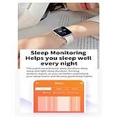 abordables Montres connectées-LIGE BW0449 Montre intelligente 1.9 pouce Smartwatch Montre Connectée Bluetooth Podomètre Rappel d&#039;Appel Moniteur de Fréquence Cardiaque Compatible avec Android iOS Femme Hommes Mode Mains-Libres