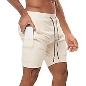 cheap Mens Active Shorts-Men&#039;s Athletic Shorts Running Shorts Casual Shorts With Compression Liner with Towel Loop Plain Camouflage Comfort Breathable Outdoor Daily Going out Fashion Casual 1 2