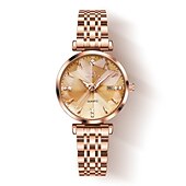 halpa Kvartsikellot-uusi olevs merkki naisten kellot valaiseva koriste kalenteri kvartsi kellot amerikkalaistyylinen timanttisarja vedenpitävä pieni vihreä kellot naisten kellot vuorovesi