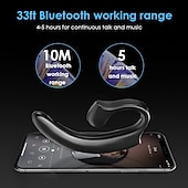 economico Cuffie per sport-iMosi F7 Cuffia per conduzione ossea Uncino per contor Bluetooth5.0 Sportivo Impermeabile Microfono incorporato  per Apple Samsung Huawei Xiaomi MI Uso quotidiano Cellulare Affari d&#039;ufficio Viaggi e