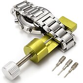 cheap Replacement Parts-Watch Repair Tool Watch Band Link Pin Adjustable Remover All-metal Strap Link Remover 3 Pins Repair Tool For DIY