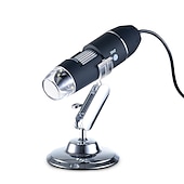 cheap Microscopes &amp; Endoscopes-500X 1000X 1600X Digital Microscope Camera 3in1 Type-C USB Portable Electronic Microscope For Soldering LED Magnifier For Cell Phone Repair