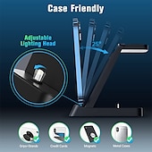 お買い得  ワイヤレス充電器-ワイヤレスチャージャー ワイヤレス充電スタンド CE 高速ワイヤレス充電 3 in 1 用途 ユニバーサル