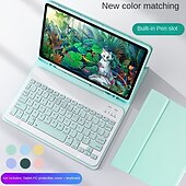 Χαμηλού Κόστους iPad θήκη-Δισκίο Θήκες Καλύμματα Για Apple iPad 10.9&#039;&#039; 10ο iPad Air 5ο ipad 9th 8th 7th Generation 10.2 inch iPad Pro 12.9&#039;&#039; 5th Φορητά με πληκτρολόγιο Ανθεκτική σε πτώσεις PU δέρμα