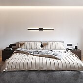 cheap Indoor Wall Lights-Vanity Lighting Simple 23.4&quot; IP20 Mirror Front Lights Iron Acrylic Black Household Fashion Retractable Bathroom Anti-Fog Dressing Table Led Mirror Cabinet Lamp Bath Lights