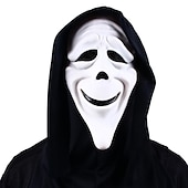 お買い得  アクセサリー-Ghostface マスク悪魔ゴーストコスプレ衣装ラテックスホラーマスクゴーストフェイススクリームヘルメット不気味なハロウィーンパーティー仮面舞踏会小道具マルディグラ