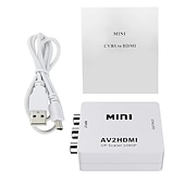 お買い得  ケーブル・ケーブルアクセサリ-rca から hdmi av から hdmi へのコンバーター 1080p ミニ rca コンポジット cvbs ビデオ オーディオ コンバーター アダプター TV/PC/ ps3/ stb/xbox vhs/vcr/ブルーレイ DVD プレーヤー用の pal/ntsc をサポート