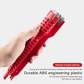 levne El Araçları-8v1 multifunkční nástroj pro instalaci baterie a dřezu kohoutek klíč nástroj instalatérský nástroj klíč na vodovodní potrubí do kuchyně koupelna WC vodovodní potrubí