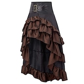 levne Spodní části-Retro Středověké Renesanční Sukně Korzet Ren Faire Pirát Dámské Pirát Fantazie Steampunk Běžné / Denní Dospělé Sukně