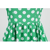 preiswerte Kleider-50er A-Linienkleid Retro Vintage 1950er Cocktailkleid Alltagskleid Partykostüm Schlagkleid Damenkostüm Vintage Cosplay Party / Abendkleid