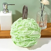 cheap Bathroom Gadgets-Big Bath Loofahs Shower Puff Ball, Flower Loofah Sponge Shower Bath Sponge Exfoliating Body Scrubber Pouf For Men Women