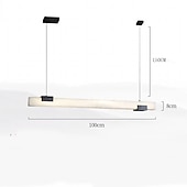 abordables Suspension-led pendentif lumières ligne desin marbre cuisine moderne foyer entrée luminaires plafond suspendu globe sur table blanc chaud 110-240v