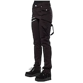 baratos Partes inferiores-calça masculina retrô vintage punk &amp; traje masculino gótico medieval do século XVII disfarce vintage cosplay casual calça diária disfarce