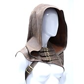 cheap Capes &amp; Cloaks-Retro Vintage Punk &amp; Gothic Medieval Masquerade Shawls Viking Ranger Elven Archery Men&#039;s Women&#039;s Unisex Viking Fantasy Masquerade Party Adults&#039; Shawl