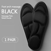 economico Cura Personale &amp; Salute-5d massaggio memory foam solette per scarpe suola cuscino traspirante sport solette da corsa per piedi solette ortopediche