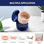 cheap Bathroom Organizer-Denture Case, Denture Box, Retainer Holder Box, Denture Storage Case