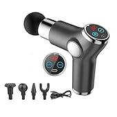economico Massaggiatori per corpo-pistola per massaggio ad alta frequenza mini lcd 32 velocità fascia pistola massaggiatore muscolare rilassamento corpo relax fitness