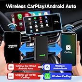 Недорогие автомобильные адаптеры-Carlinkit CPC200-2Air 2 Din Беспроводная игра Автоматическое конфигурирование Беспроводной CarPlay Беспроводная связь Android Auto для