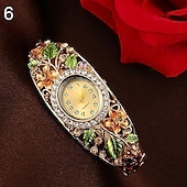 economico Orologi al quarzo-orologio da polso al quarzo vestito da braccialetto di cristallo da donna nuovo arrivo