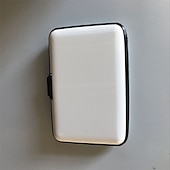 お買い得  カードホルダーとケース-ポケットビジネスIDクレジットカードウォレットホルダーケース アルミニウムメタル メンズ防水ビジネスIDクレジットカードウォレット プラスチックポーチ