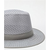 preiswerte Herrenhüte-Herren Sonnenhut Soaker-Hut Safari-Hut Spielerhut Strandhut Schwarz Kaki Polyester Reise Strand Design Outdoor Urlaub Glatt Sonnenschutz