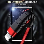 economico Cavetti per cellulari-5a cavo dati usb per iphone caricatore rapido cavo di ricarica per telefono android tipo c xiaomi huawei samsung filo caricatore per ipad