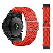 abordables Bracelets de montre Garmin-Bracelet nylon tressé 22mm 26mm pour Garmin Fenix 7 7X 6 6X Pro Epix Pro 47mm 51mm Instinct 2X Approach S70 S62 S60 Forerunner 955 945 Marq
