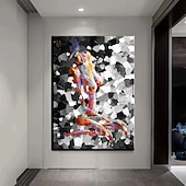 お買い得  ヌードアート-手作り 手描き 油絵 壁 モダン 抽象画 キャンバス ヌード レディ ペインティング ホームデコレーション 装飾 ロールキャンバス フレームなし 未延伸