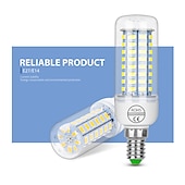 رخيصةأون مصابيح كهربائية-e27 led مصباح e14 / g9 led لمبة smd5730 220 فولت الذرة لمبة الثريا شمعة ضوء led للديكور المنزل
