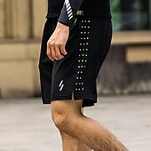 economico Shorts MTB in bicicletta-Per uomo Tinta unica Pantaloncini imbottiti da ciclismo Bicicletta Pantaloncini imbottiti / Fondello Mountain Bike MTB Ciclismo su strada Gli sport Cuscinetto 3D Asciugatura Rapida Traspirante Nero