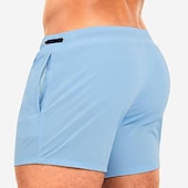 cheap Men&#039;s Swimming Shorts-Men&#039;s Swimwear Swim Shorts Swim Trunks Boxer Swim Shorts Shorts Plain Comfort Breathable Outdoor Daily Going out Sports Hawaiian White Pink