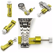 cheap Replacement Parts-Watch Repair Tool Watch Band Link Pin Adjustable Remover All-metal Strap Link Remover 3 Pins Repair Tool For DIY