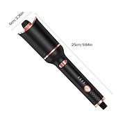 cheap Curling Iron-Automatic Curling Iron Professional Automatic Hair Curler with 1 Curling Iron Large Slot &amp; Adjustable 4 Temperature &amp; 3 Timer Dual Voltage Rotating Curling Iron with Auto Shut-Off for Hair Styling