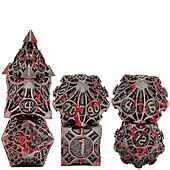 abordables Zapatos y accesorios-juego de dados dnd 7 mazmorras &amp; dragones anime accesorios de videojuegos