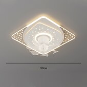 cheap Ceiling Fan Lights-Ceiling Fan with Light 20&quot; App &amp; Remote Control, Timing &amp; 3 Led Color Led Ceiling Fan, 6 Wind Speeds Modern Ceiling Fan for Bedroom, Living Room, Small Room