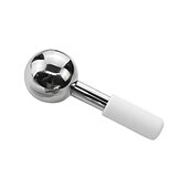 お買い得  フェイスマッサージ器-顔のための3個のアイスホッケーパック不滅の鋼冷却ローラー顔のための冷たいワンド顔の首と目のマッサージャー