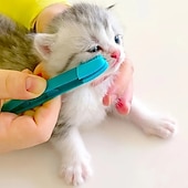 cheap Dog Grooming Supplies-Keep Your Pet&#039;s Eyes Clean and Healthy with This 1pc Silicone Cat Mucus Brush