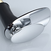 economico Classici-rubinetto miscelatore lavabo bagno a cascata, rubinetti monocomando per lavabo monocomando con tubo flessibile acqua calda e fredda rubinetto monoblocco in ottone per vasca da incasso