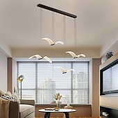 tanie Światła wiszące-lampy wiszące led kuchnia możliwość ściemniania oświetlenie akrylowe 40cm 1/3/4-światło nowoczesny dom wiejski przedpokój przedpokój oprawy oświetleniowe sufit wiszący kula ziemska nad stołem 110-240v
