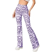 preiswerte Unterteile-Hippie Retro Vintage Boho 1970er Disko Hose Glockenhose Hose mit weitem Bein Yoga-Hose Damen Kostüm Jahrgang Cosplay Hosen Schlager Outfit