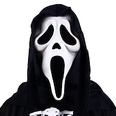 お買い得  アクセサリー-Ghostface マスク悪魔ゴーストコスプレ衣装ラテックスホラーマスクゴーストフェイススクリームヘルメット不気味なハロウィーンパーティー仮面舞踏会小道具マルディグラ